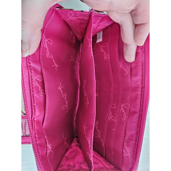Vera Bradley Very Berry Zip Around Quilted Floral Wallet Twist Lock Retired HTF - Picture 6 of 15
